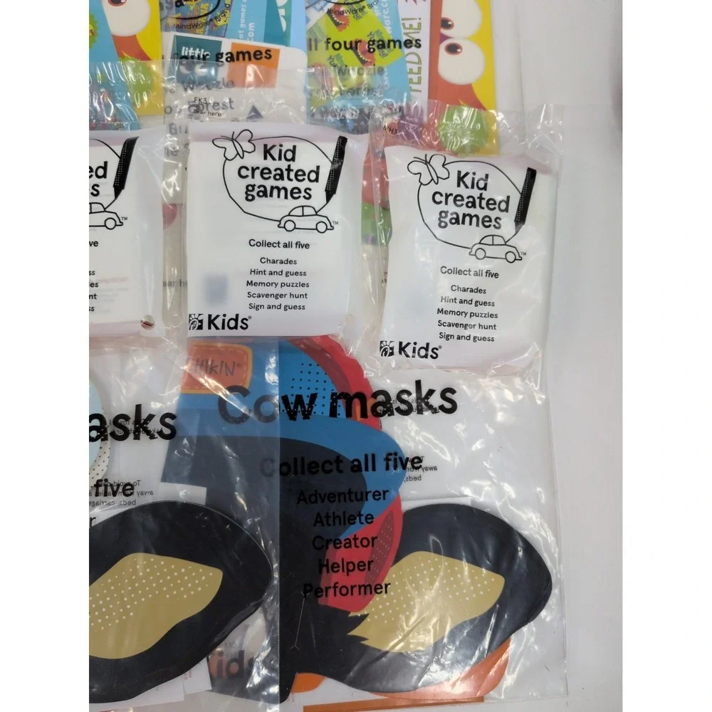 HUGELOT 27🚨ChickfilA Kids Games Cow Mask Puzzles Books SpotIt Evergreen Chatter